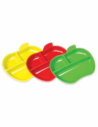 Munchkin Apple Plates 3 Τεμάχια